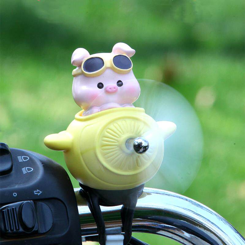 电动车装饰小配件摆挂件儿童自行车摩托装饰公仔公路电瓶平衡风车