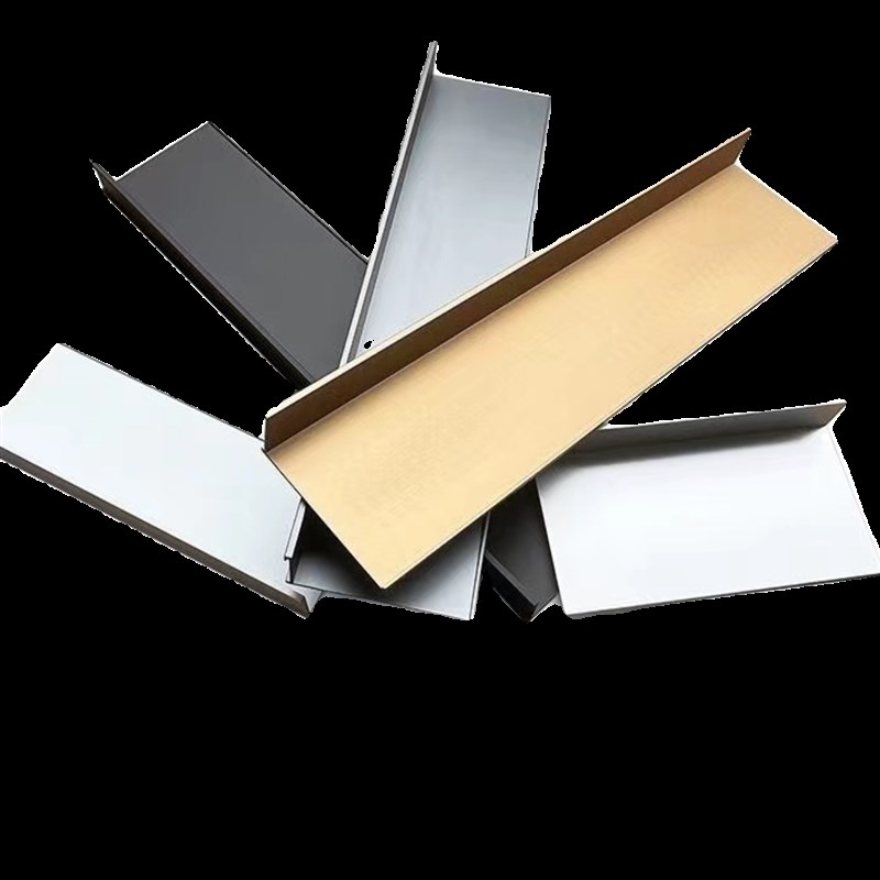 铝合金置物架一字层板墙上展示L型书架壁挂层架不带灯款金属隔板