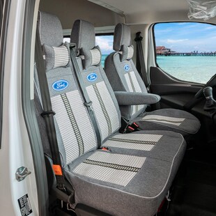 经典全顺3/6/79座套新全顺大通江铃特顺福顺御风四季亚麻布座垫套