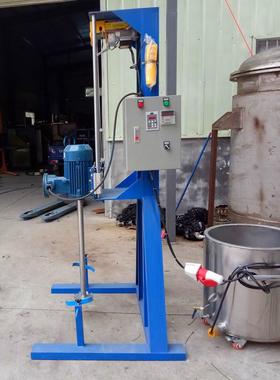 美缝剂不锈钢搅拌机脱泡真空分散混料桶高粘度液体膏体分散机