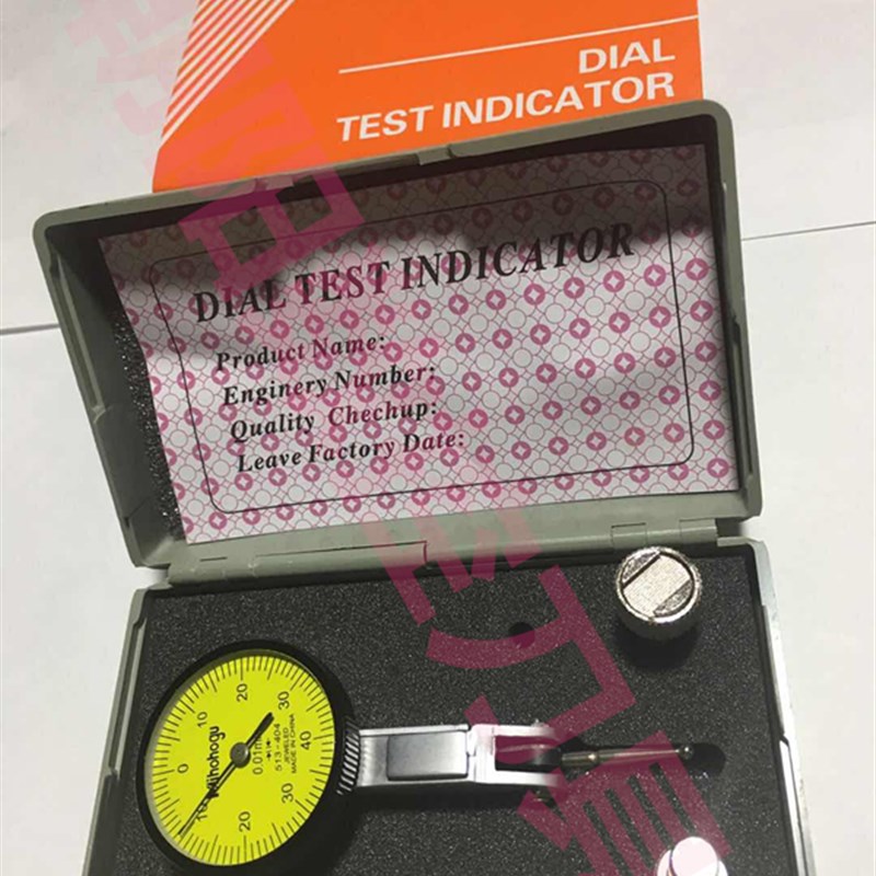 杠杆百分表0-0.8mm小校表较表仔防震防水带耳杠杆表表座靠表