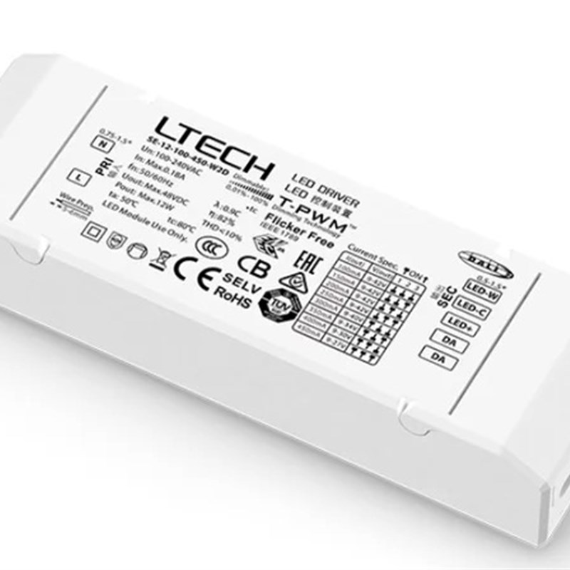 LTECH雷特DALI调光调色横流筒射灯恒压灯带驱动电源/调光开关电源
