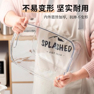 双层洗菜盆沥水篮厨房客厅家用塑料洗水果盘水槽淘米洗菜篮子收纳