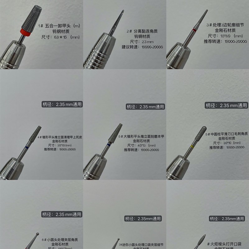 ARTPANDA前置处理打磨头金刚石新手俄式