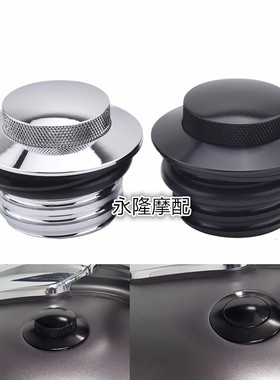 适用哈雷XL883 1200 X48 X72 戴娜肥仔软尾 改装复古按压式油箱盖