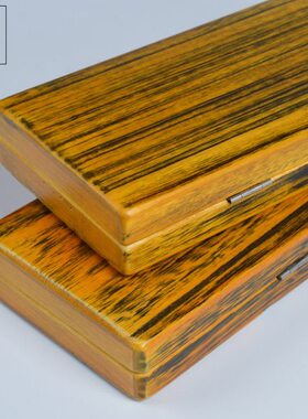 夹 木桐 仿古cm 新款55木质硅胶双层cm型漂加长包邮漂盒60 木轻