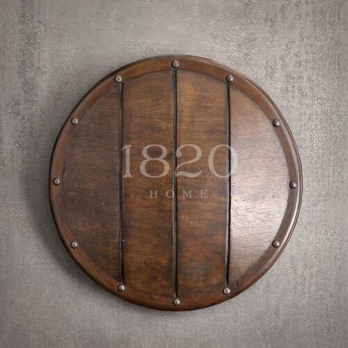 1820北欧/loft工业混搭/乡村 酒吧道具墙饰 维京人实木圆盾