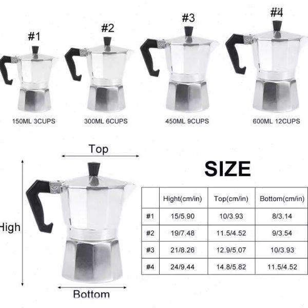 铝制意式咖啡手冲壶家用萃取咖啡机欧式八角咖啡咖啡器具摩卡壶,餐饮具,咖啡壶,淘宝优惠券,粉丝福利购,淘宝优惠卷