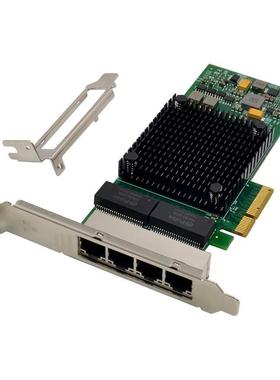 I350-T4四口网卡PCIex4四口i350AM4千兆RJ45工业视觉服务器网卡