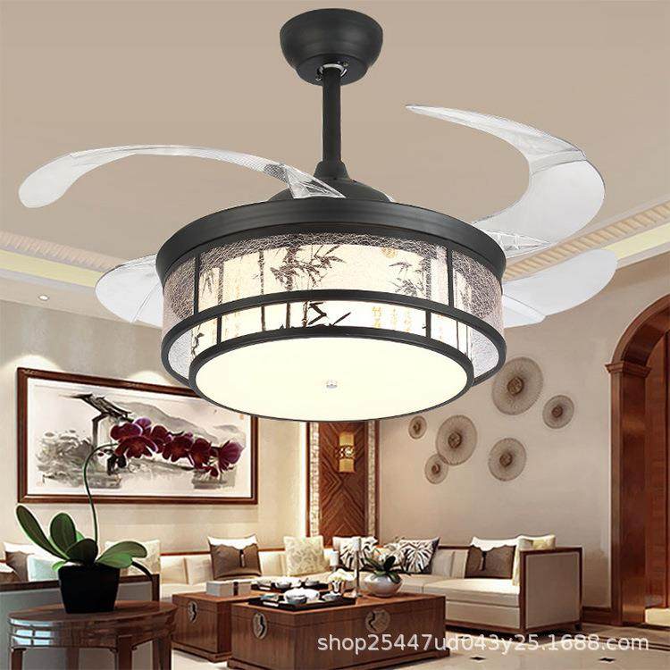 隐形吊扇灯简约新中式大气家用卧室电扇灯创意客厅餐厅风扇,五金/工具,其他电线电缆,淘宝优惠券,粉丝福利购,淘宝优惠卷