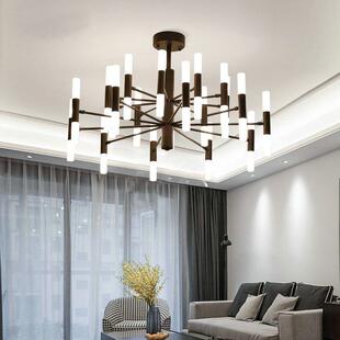 轻奢后现代金色客厅灯简约个性流星雨吊灯北欧星辰餐厅亚克力灯饰