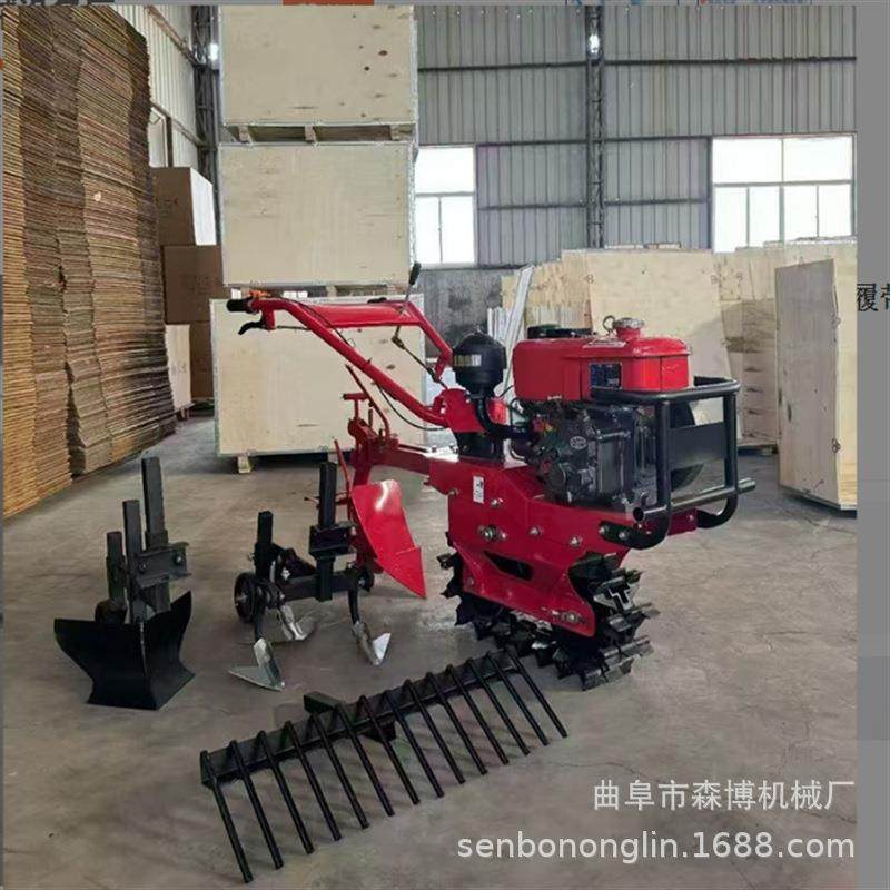 硬地耕整深翻犁地机开沟机8马力柴油履带微耕机农用小型耕地机