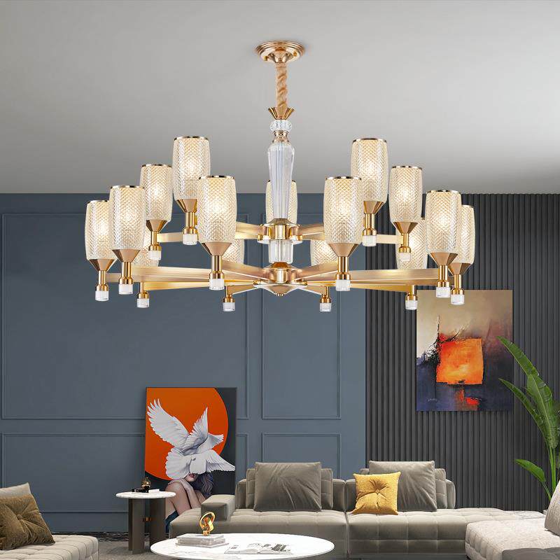 铝材客厅吊灯现代简约轻奢北欧大气家用卧室餐厅2024新款套餐灯具