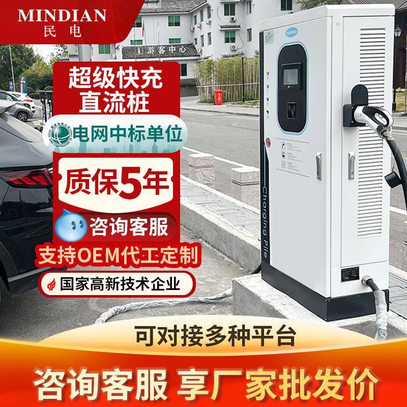 60KW千瓦新能源电动汽车120KW充电桩商用直流单枪双枪快速充电站