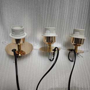 台灯金色DIY花瓶灯配件陶瓷灯具酒瓶灯手工台灯座