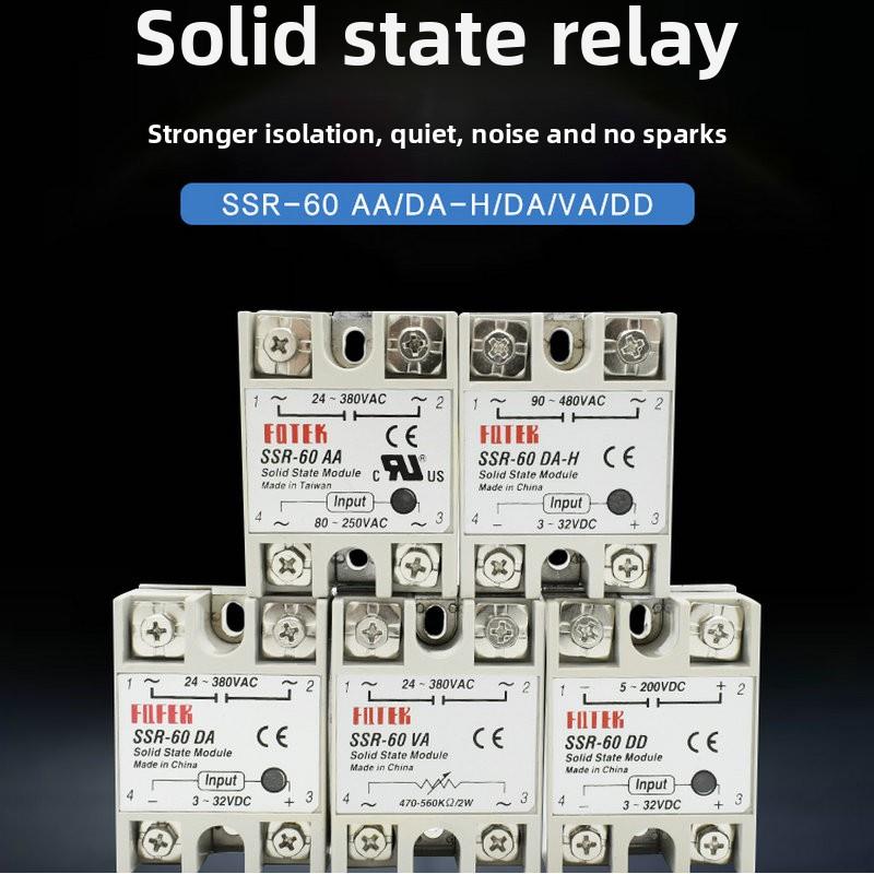 阳明Ssr-10Da 25 40Da 60 75 80 90 100Da Dd Va固态继电器