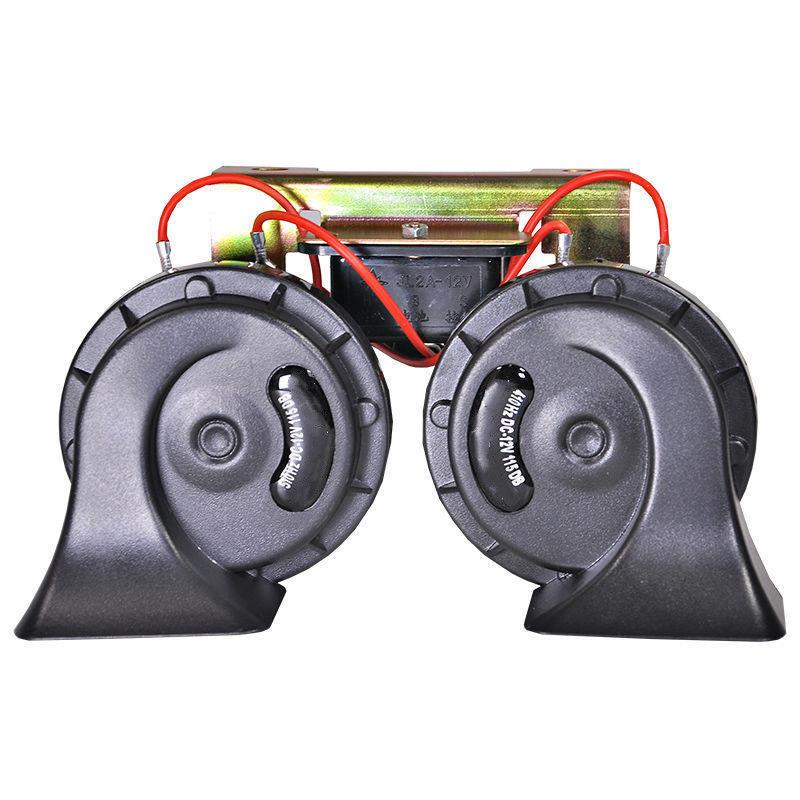 汽车蜗牛喇叭超响防水鸣笛喇叭12V小汽车摩托24V货车通用改装喇叭