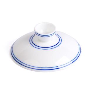 三才盖碗单盖子底座 手绘功夫茶具配件零配水杯杯盖白瓷大号 定制