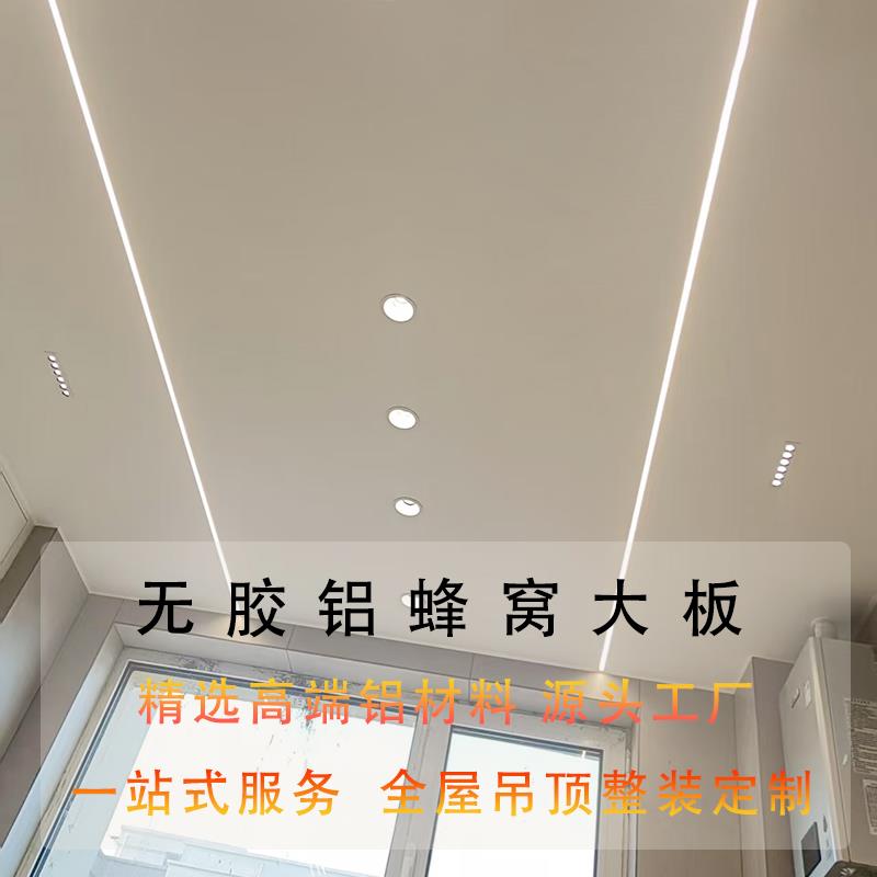 无胶蜂窝大板集成吊顶厨房卫生间客餐厅阳台办公室定制天花铝扣板