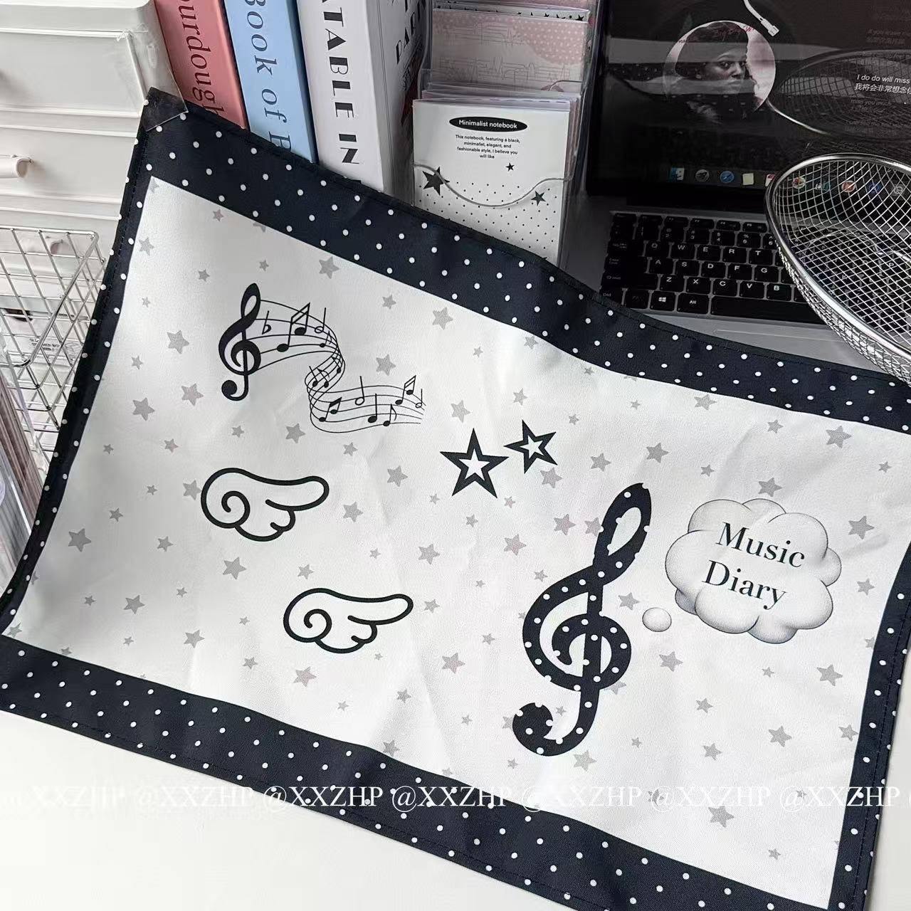 INS风星星波点翅膀桌布餐垫学生宿舍桌面装饰手账布置拍照背景布