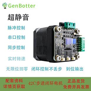 42闭环步进驱动一体电机 超静音 带编码器 替换TMC2209 GenBotter
