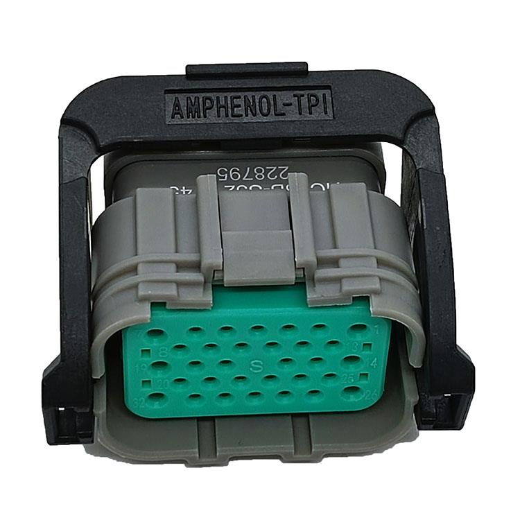 安费诺HC18B-S32 新能源汽车信号连接器 32芯防水连接器 6+26插头