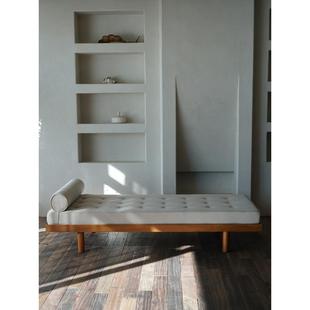 穆纳实木沙发床卧室办公室午休床客厅1.2米单人床沙发床折叠式两