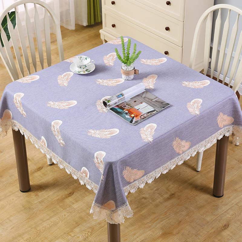 方桌布麻将桌罩八仙桌布正方形台布布艺餐桌布茶几布简约台面盖布