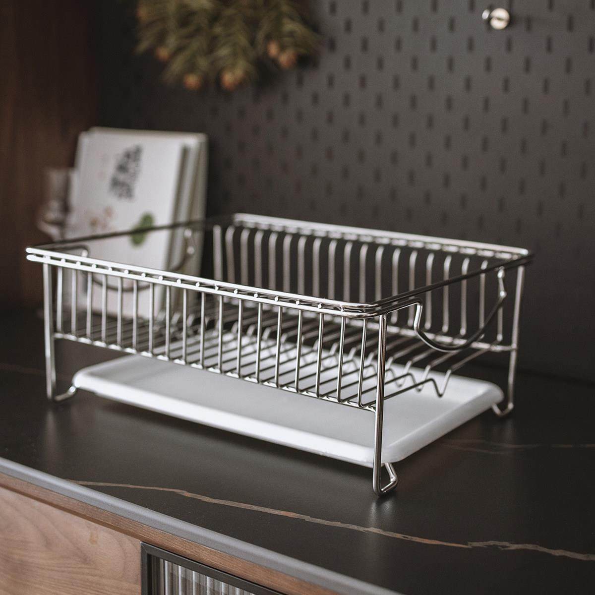 半宅不锈钢碗架沥水架厨房台面置物架整体橱柜碗碟架盘碗水杯子收,厨房/烹饪用具,碗架,淘宝优惠券,粉丝福利购,淘宝优惠卷