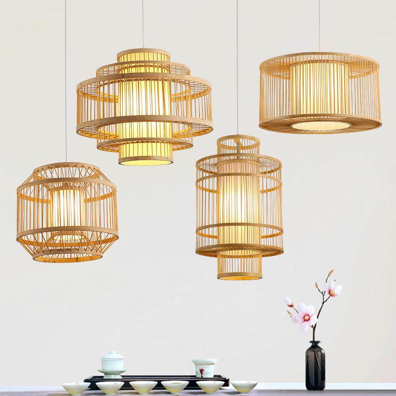 竹艺吊灯特色日式民宿客厅餐厅中式茶室大堂店铺商用火锅店竹编灯,家装灯饰光源,酒店/宴会厅/餐饮吊灯,淘宝优惠券,粉丝福利购,淘宝优惠卷