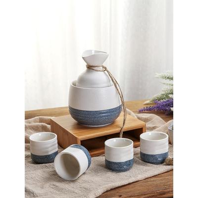 陶瓷日式创意清酒具小白酒杯家用烈酒盅烫酒温酒器黄酒分酒壶套装