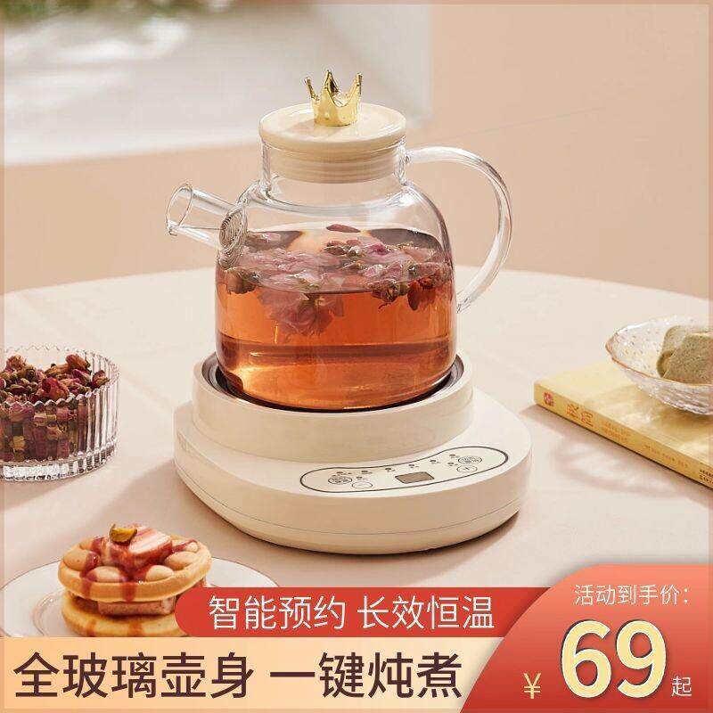 全玻璃煮水壶迷你养生壶家用多功能烧茶壶办公室小型煮茶器花茶壶