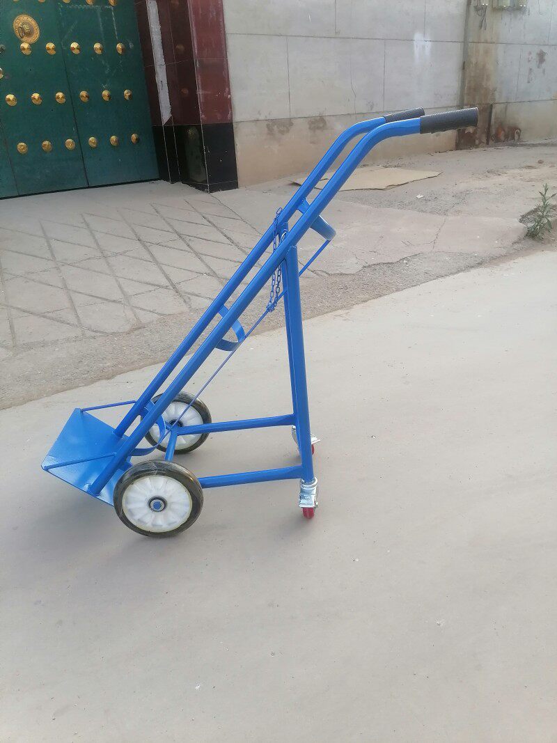 氧气乙炔瓶手推车加厚固定支架氩弧焊机推车40升氮气氩气瓶搬运车