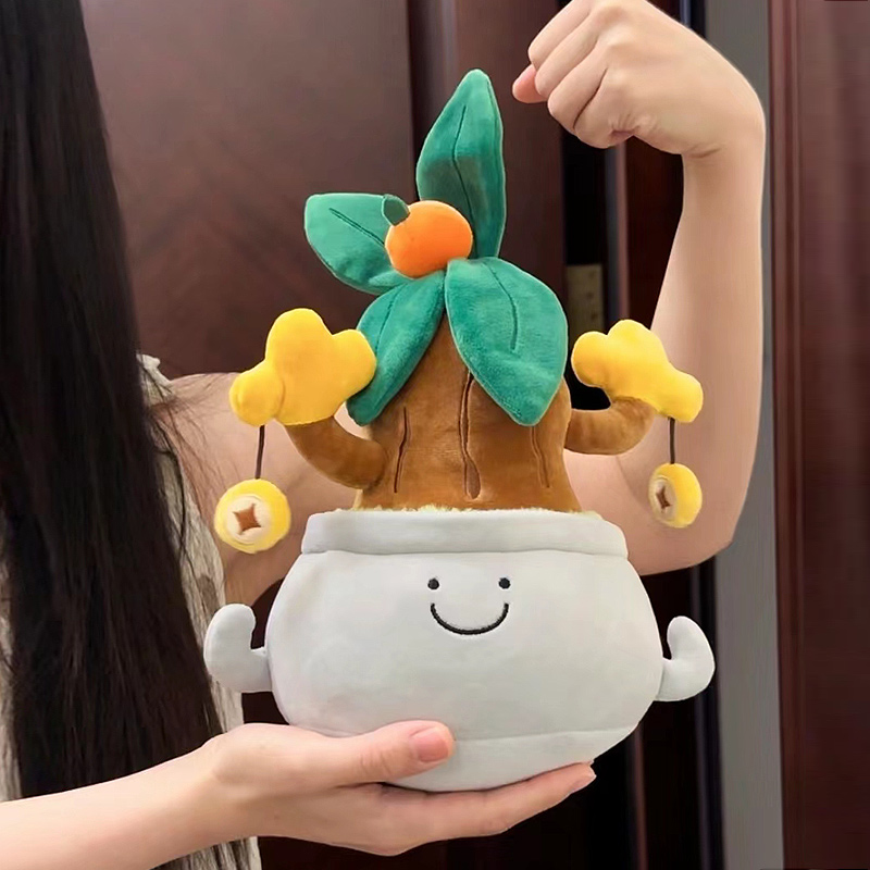 生日礼物女生送男朋友o闺蜜同事入职实用的高级感小发财树摆件乔