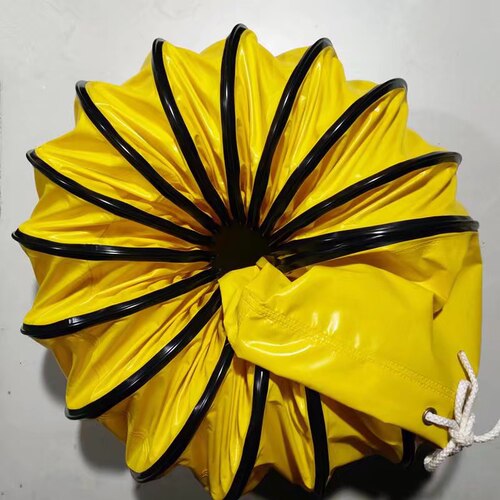 黄色矿用管导风管吸送排风管抽风管船用抽排通风管除尘管排气管