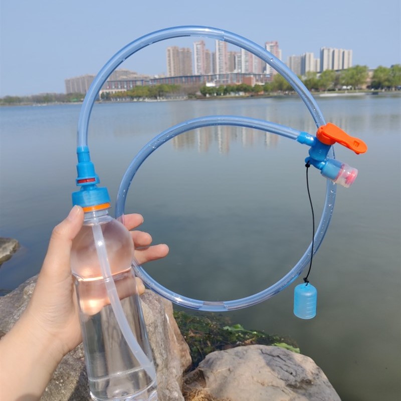 户外水壶转换吸水管套装食品级饮水袋水瓶背包系统替换软管套件