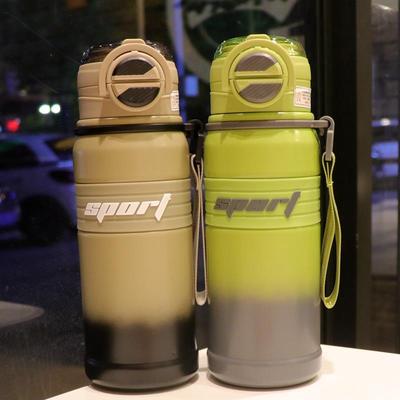 大容量保温水杯一盖双饮口吸管杯子儿童小学生上学专用男孩便携女