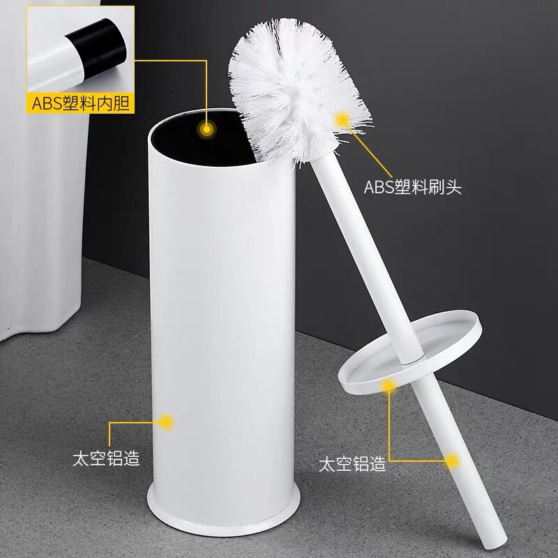 卫生间创意落地式马桶刷黑色北欧厕所马桶刷架套装家用卫浴清洁刷