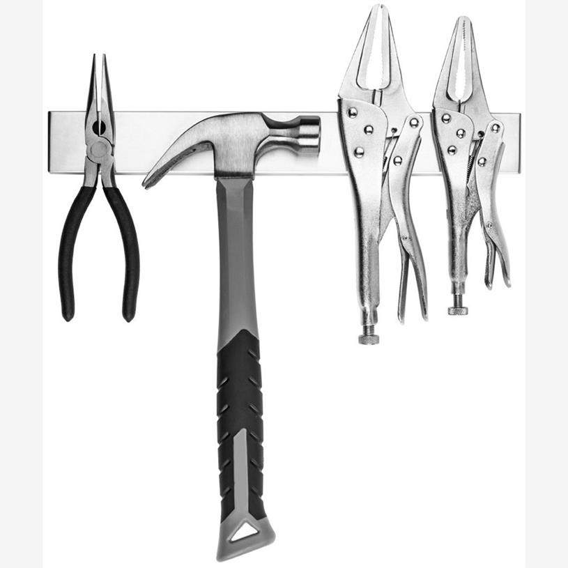 不锈钢磁铁壁挂磁力挂架刀座厨房菜刀刀具架墙上磁性刀架工具收纳