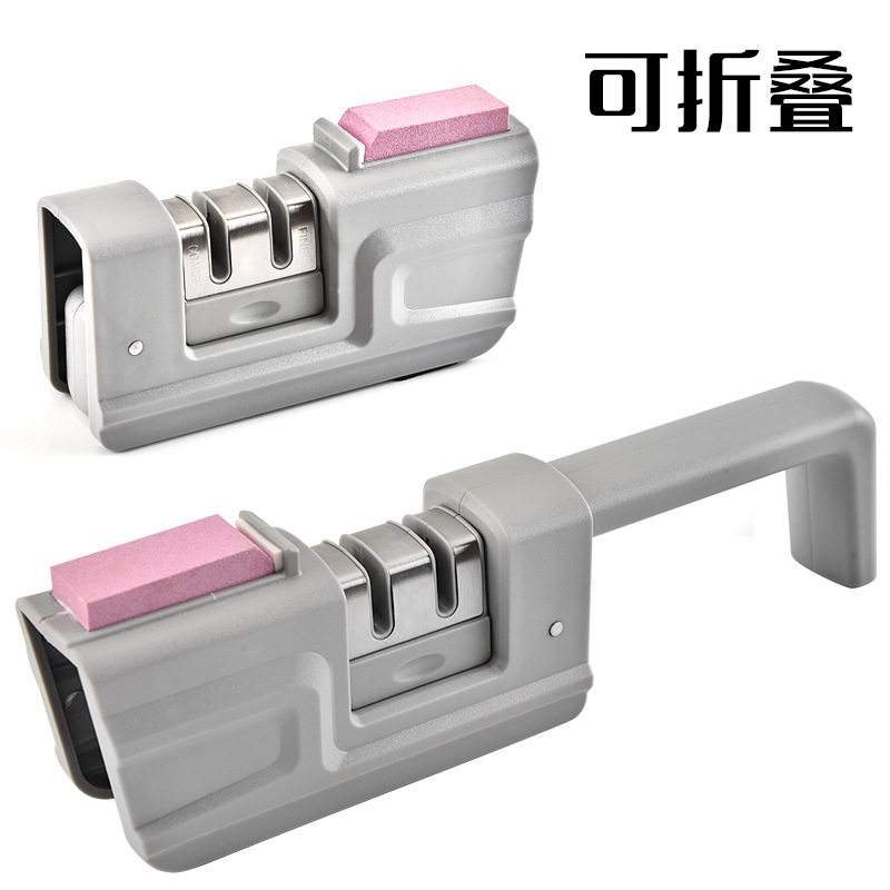 磨刀器折叠 亚马逊新品跨境 手持式磨刀器便捷家用磨刀器厨房户外