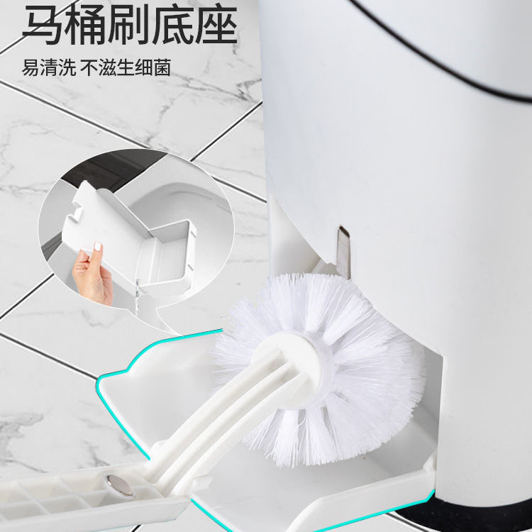 马桶刷一体式垃圾桶厕所卫生间有盖夹缝隐藏式套装圾带盖窄缝纸篓