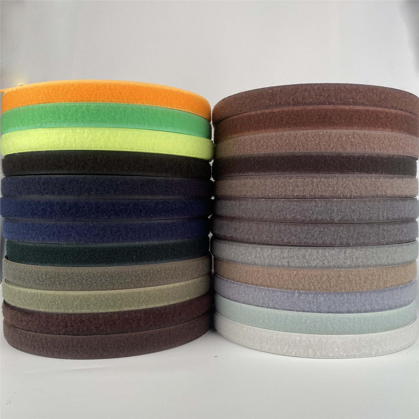 混纺耐用鞋帽防水贴2CM魔术服装辅料固定刺毛粘扣带扣面.尼龙彩色