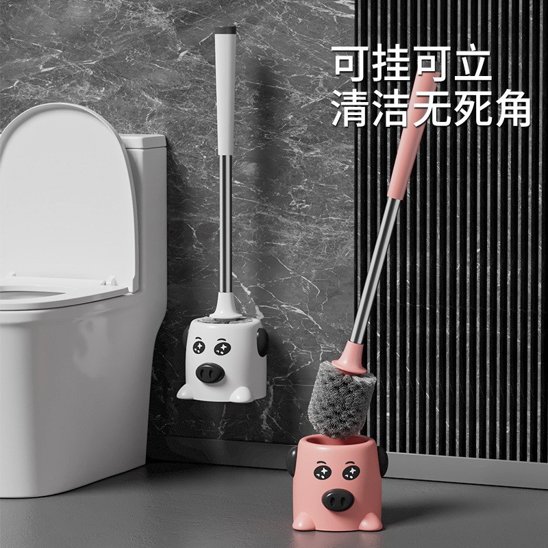 塑料马桶刷 家用无死角厕所刷子卫生间侧边刷长柄清洁工具刷