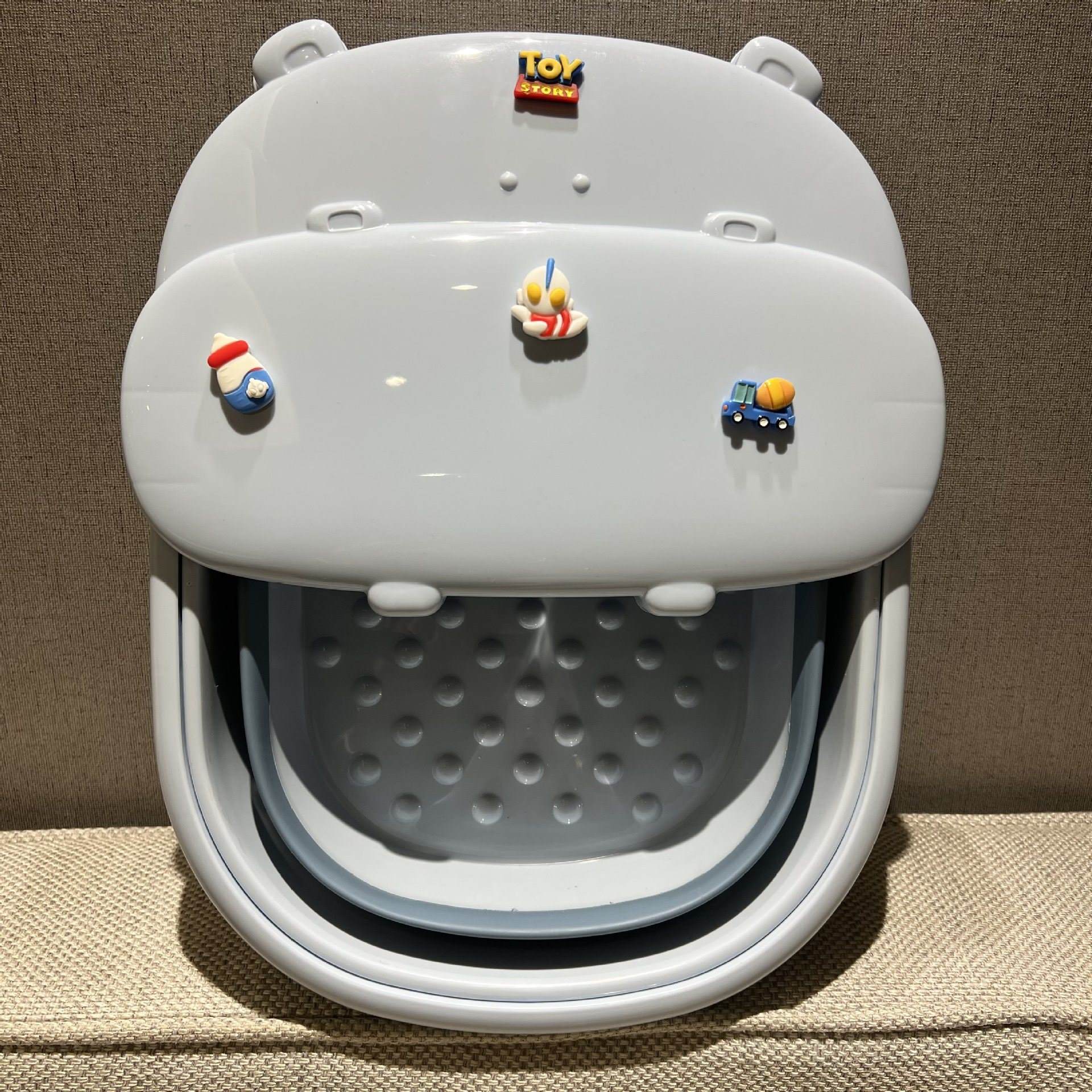 折叠儿童泡脚桶黄鸭洗脚盆小孩宝宝足浴桶卡通可爱少女足浴盆家用