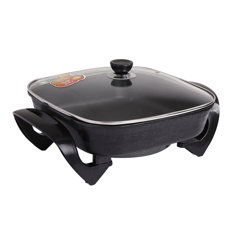 工厂  多用电热锅 韩式四方锅  电炒锅  轻油烟 单管厚