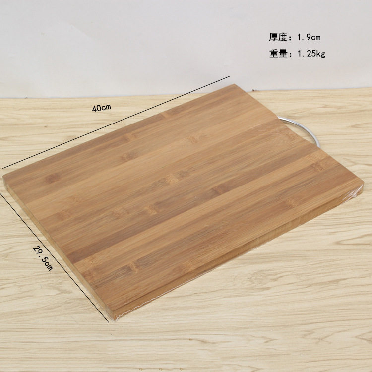 厂家直销 楠竹砧板 家用切菜板 擀面板刀板案板40*30碳化工艺菜板