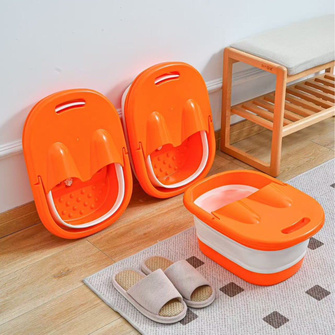 加厚学生宿舍可折叠泡脚桶便携养生多功能足浴桶家用洗脚一件起批