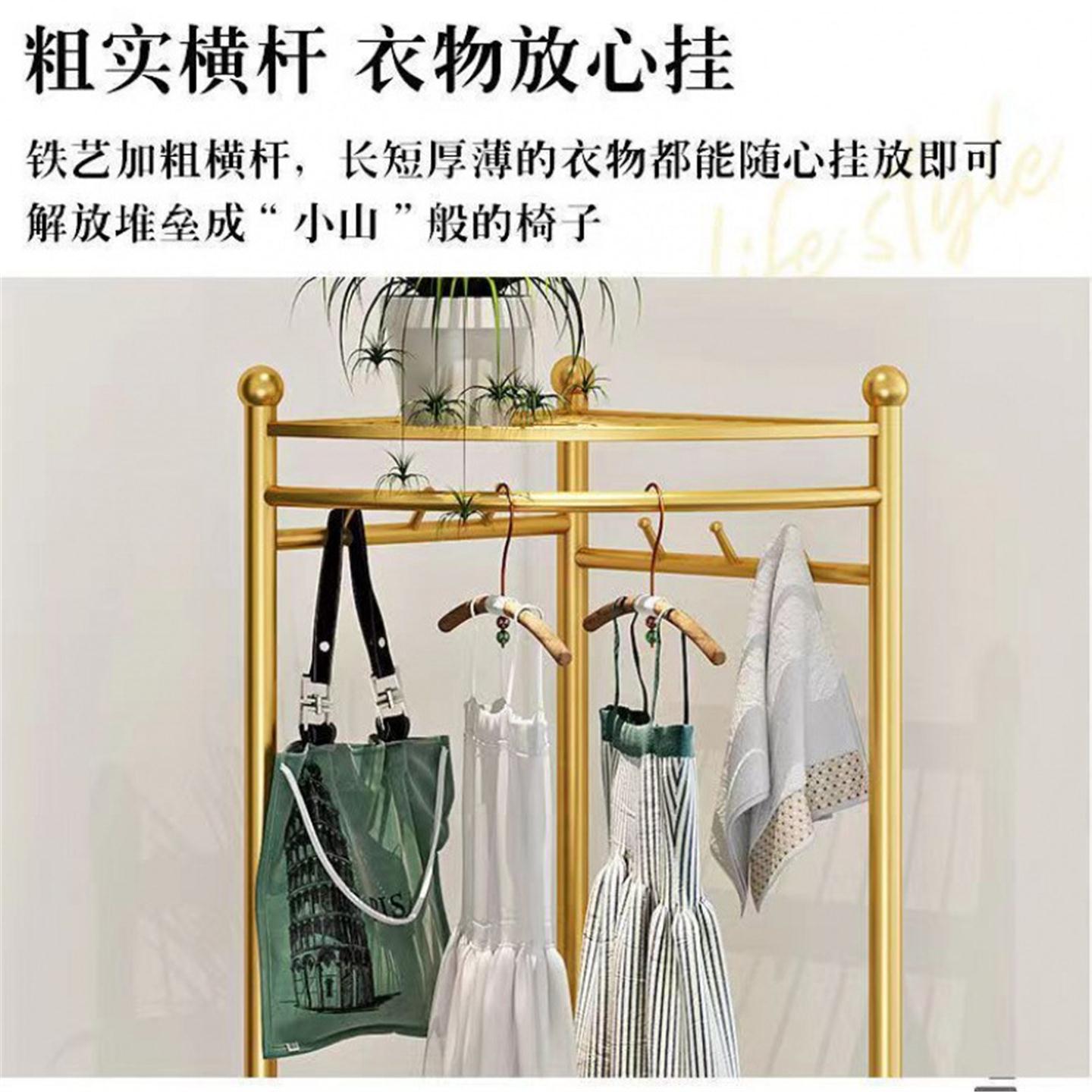 晾衣帽架靠墙神器家用角落