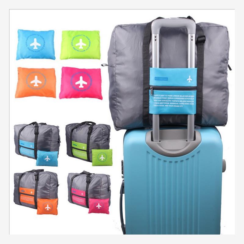 韩版包尼龙防可折纳号行衣物整理旅行拉杆 水叠旅游收包大李箱袋