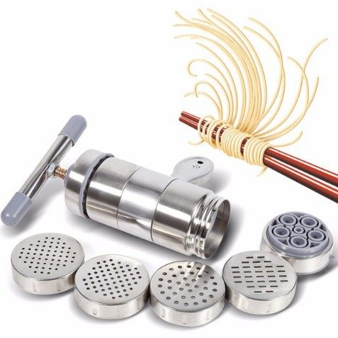 不锈钢家用手动面条机 家庭小型手工面条机手摇压面器压面条机